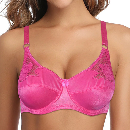 Bras For Women Embroidery Underwire Sexy Bra Female Underwear Bralette Lingerie BH Top A B C D Cup