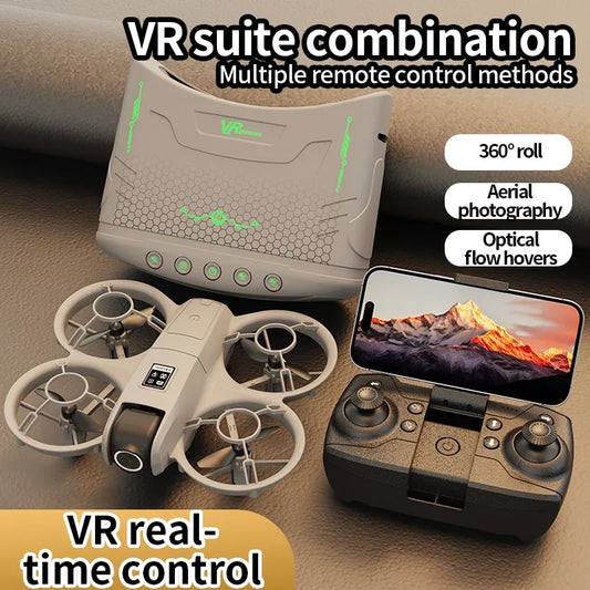 X228 Drone with VR Glasses 4K 2.4G WIFI Positioning Professional HD Aerial RC Plane HD Dual Camera Quadcopter Aerial Drones Toys