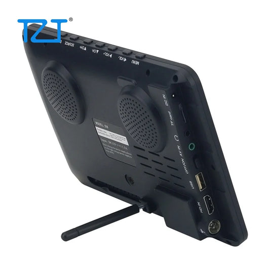 Téléviseur portable TZT LEADSTAR D8 8 pouces, compatible ATSC, DVB-T2 et ISDB-T, prend en charge la vidéo 1080p.