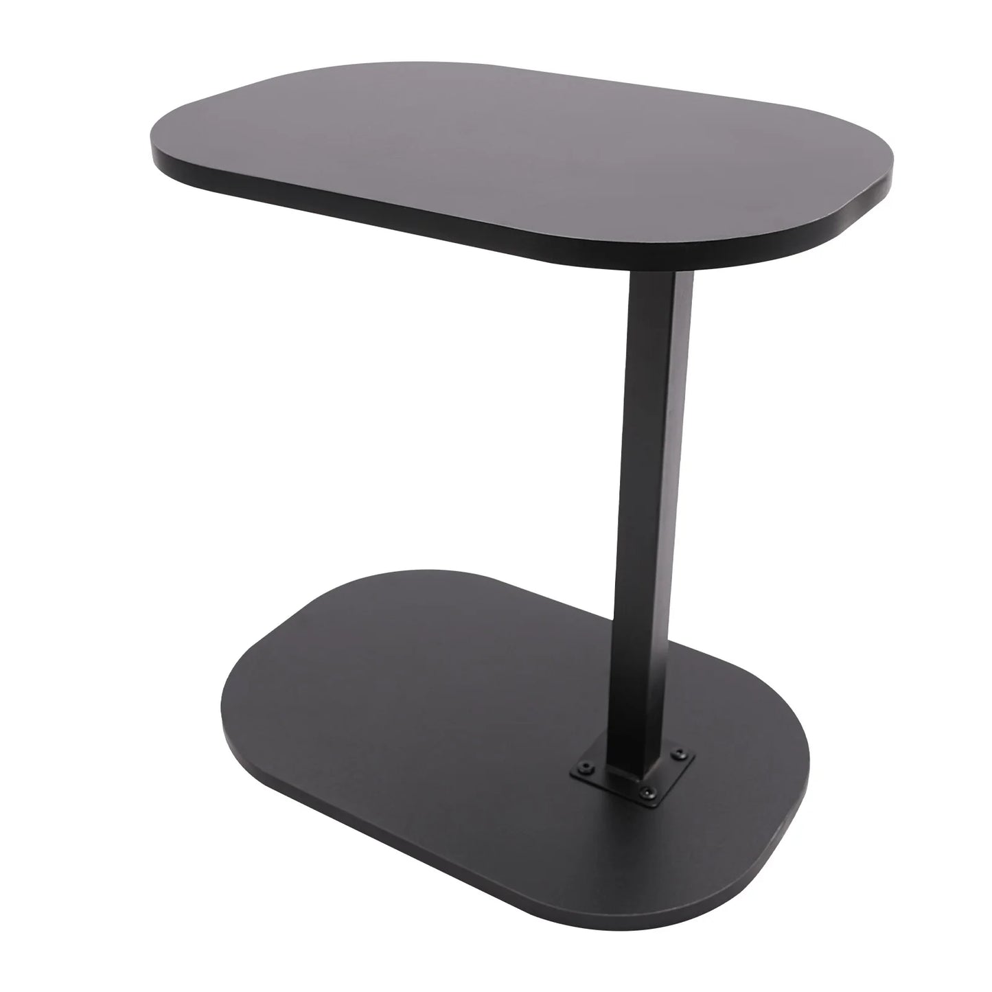 Table d'appoint moderne autoportante en forme de C, petite table basse, table d'appoint réglable en hauteur