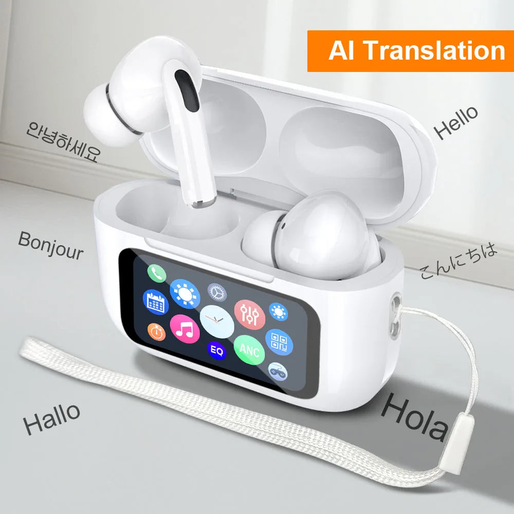 New Air Pro Wireless Bluetooth Earphones Headphones ANC Noise Reduction HiFi Sound Low Latency Earbuds HD Music Touch Headsets