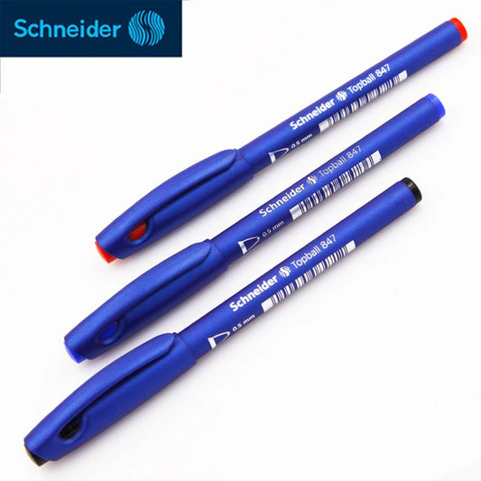 1PC German Schneider Topball 847 0.5mm Gel Pen Signature Pen Writing Smooth Student Exam Supplies Back To School Stationery