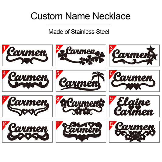 Collier Sipuris personnalisé avec nom, bijoux pour femmes, en acier inoxydable doré, ras de cou à chaîne cubaine, pendentif en forme de cœur et de ruban.