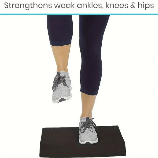 Tapis de yoga épais pour entraînement à domicile, tapis de gymnastique équilibré, accessoires de Pilates, roue abdominale antidérapante, coussin de gym pour les genoux.