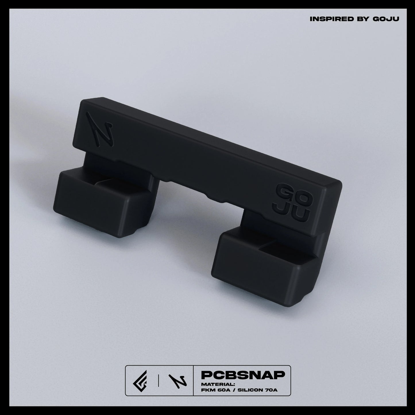 Geon × Nuxros Keysnap PCBsnap Goju Mechanical Keyboard O-ring Structure Silicone FKM Modifications Keyboard Gasket 4 Pcs