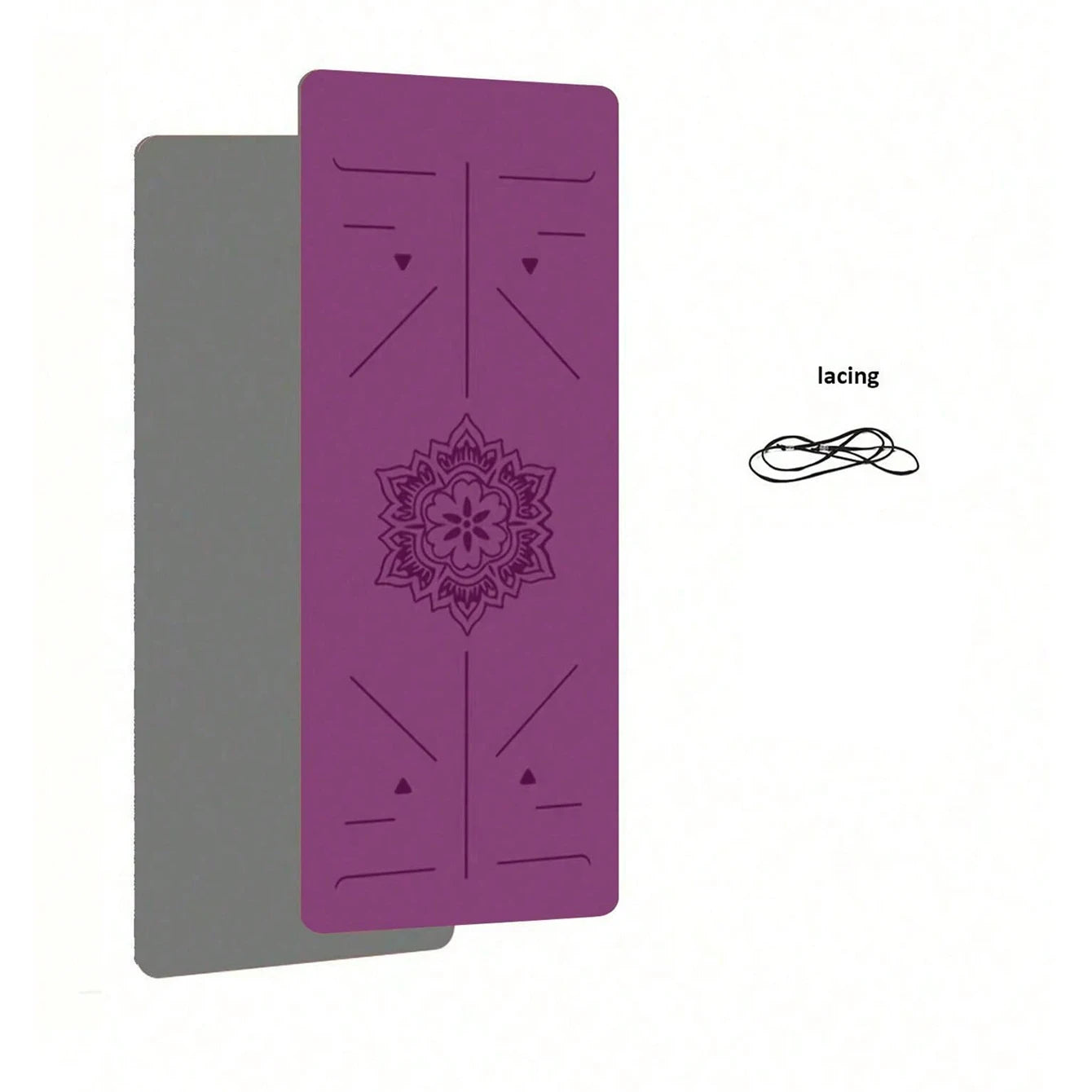 Tapis de yoga antidérapants, tapis de fitness Pilates, écologiques, tapis de yoga pour femmes et tapis de fitness adaptés aux entraînements à domicile