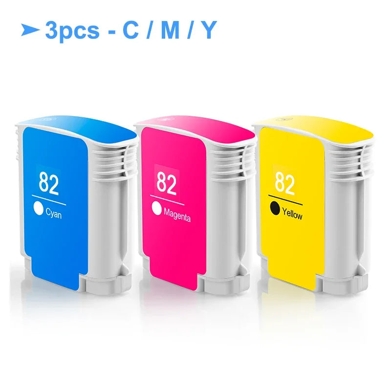 82 Replacement Ink Cartridge With Ink Compatible For HP Designjet 510 510ps Printer CH565A C4911A