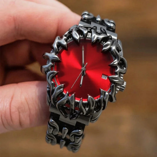 2025 Alabaster Industries Y2K Demon Claw Quartz Watch Men Hot Medieval Old Unique Creative Men's Watches Steel Watch AAA Clock