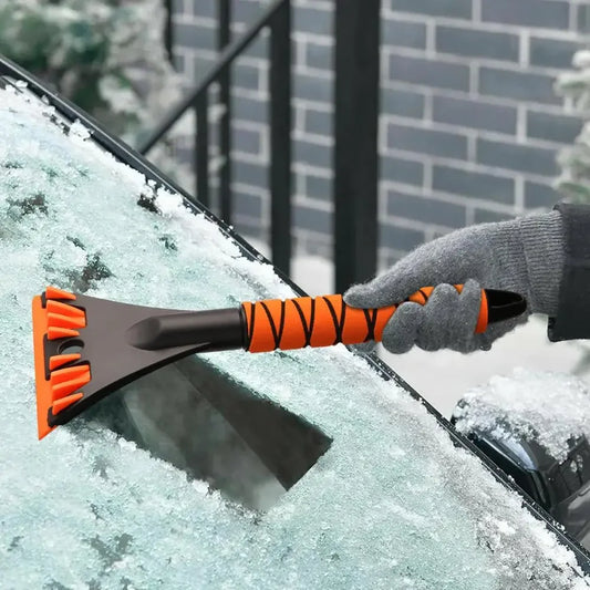 Grattoir à glace pour voiture, pelle à neige, outil de déneigement ergonomique pour pare-brise, dégivrage de vitres automobiles en hiver, portable et multifonction