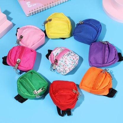 Sac à dos miniature pour poupée LABUBU de 30 cm (1/6 BJD), accessoire de décoration pour maison de poupée, idéal pour Halloween et Noël.