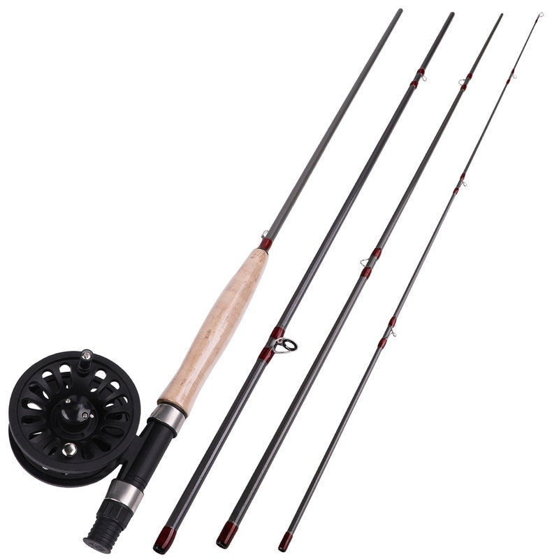 [Fly Fishing Rod Reel Set] Sougayilang Fly Fishing Rod Reel Set Fly Fishing Pole with Reel Combo Fly Tackle
