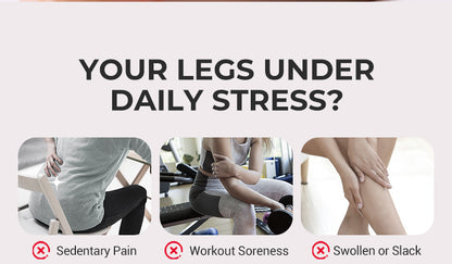 1PC Relax Ring Clamp Leg Massager 360°All-Round Massage 26 Wheel Body Massager Relief Fatigue Roller Massage Calf Muscle Relaxer