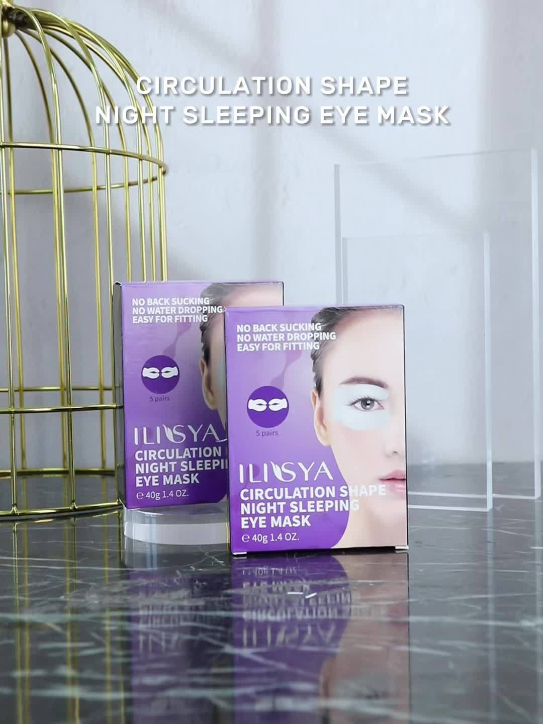 ILISYA C Circulating Eye Mask - 5 Pairs, Moisturizing and Firm, Suitable for a Variety of Skin Types, Containing Niacinamide and Hyaluronic Acid, Moisturizing Eye Skin, Eye Care, Make Skin Smooth and Tender