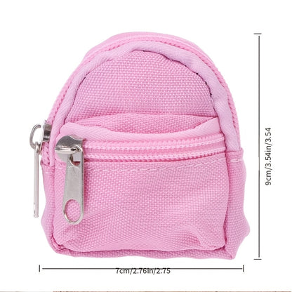 Sac à dos miniature pour poupée LABUBU de 30 cm (1/6 BJD), accessoire de décoration pour maison de poupée, idéal pour Halloween et Noël.