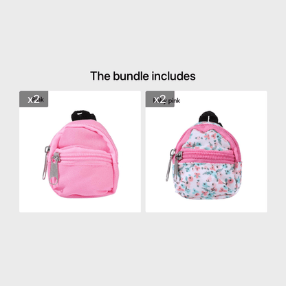 Sac à dos miniature pour poupée LABUBU de 30 cm (1/6 BJD), accessoire de décoration pour maison de poupée, idéal pour Halloween et Noël.