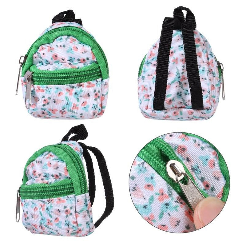 Sac à dos miniature pour poupée LABUBU de 30 cm (1/6 BJD), accessoire de décoration pour maison de poupée, idéal pour Halloween et Noël.