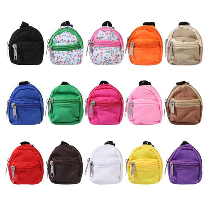 Sac à dos miniature pour poupée LABUBU de 30 cm (1/6 BJD), accessoire de décoration pour maison de poupée, idéal pour Halloween et Noël.