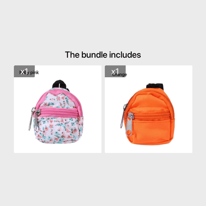 Sac à dos miniature pour poupée LABUBU de 30 cm (1/6 BJD), accessoire de décoration pour maison de poupée, idéal pour Halloween et Noël.