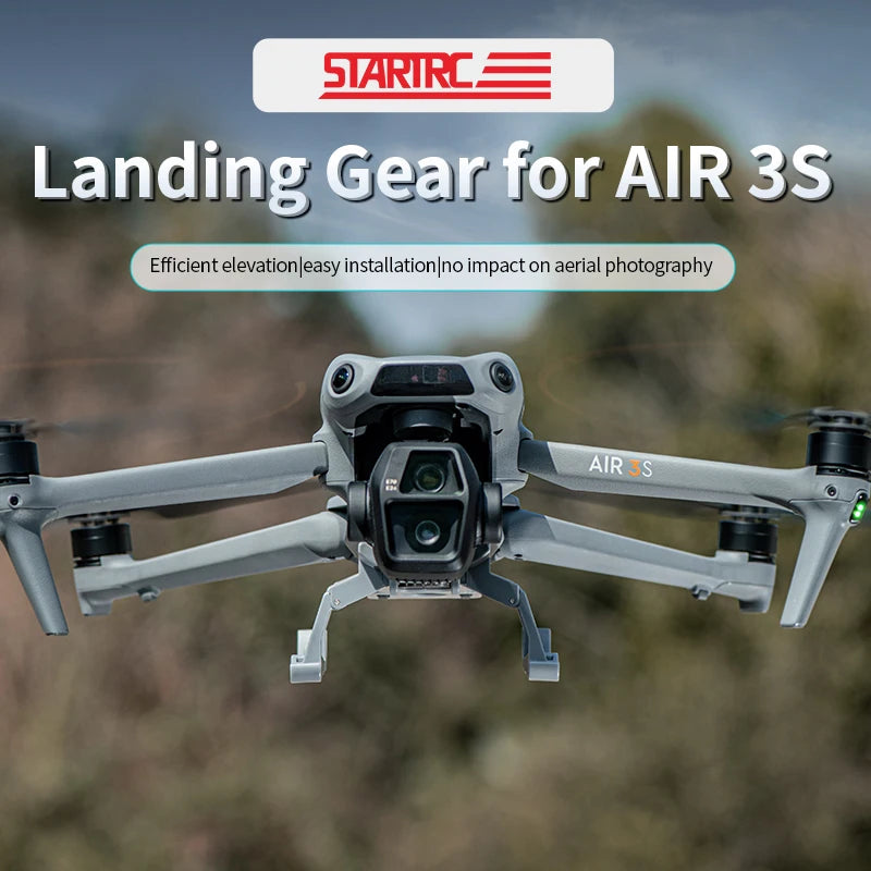 STARTRC for DJI AIR 3S drone landing gear heightening and protective tripod accessories