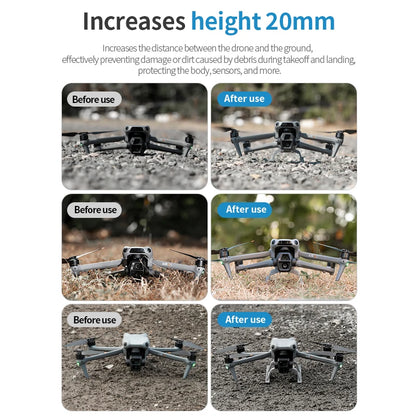 STARTRC for DJI AIR 3S drone landing gear heightening and protective tripod accessories