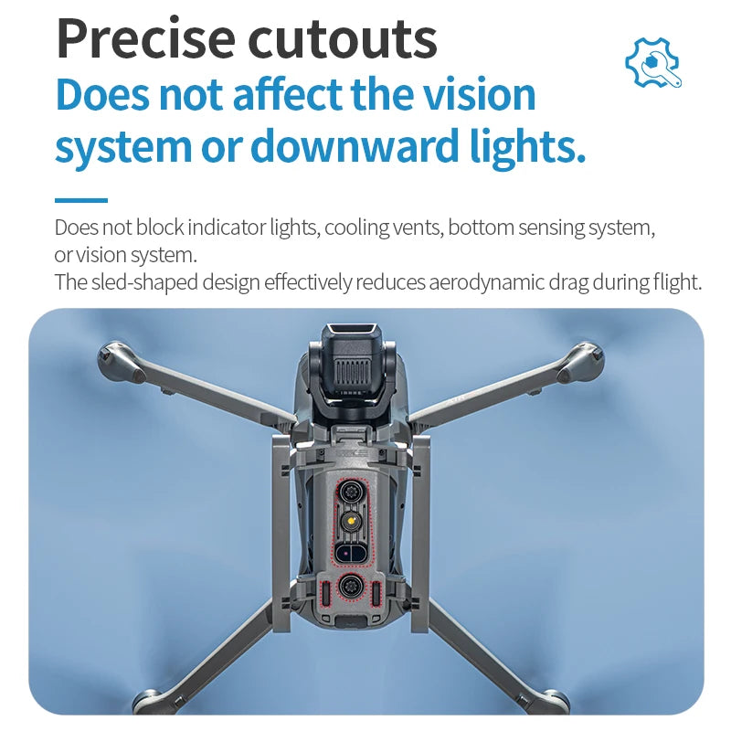 STARTRC for DJI AIR 3S drone landing gear heightening and protective tripod accessories