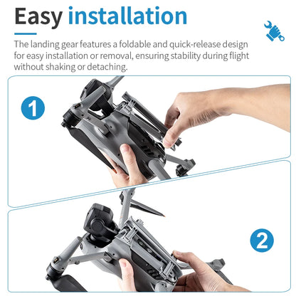 STARTRC for DJI AIR 3S drone landing gear heightening and protective tripod accessories