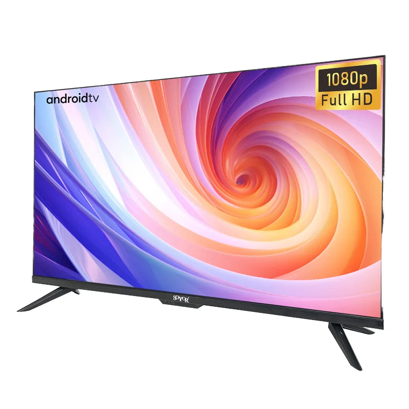 Téléviseur intelligent DLED UHD 4K LED et LCD WiFi personnalisable 32/43/50/55/65 pouces, Android 13.0/14.0