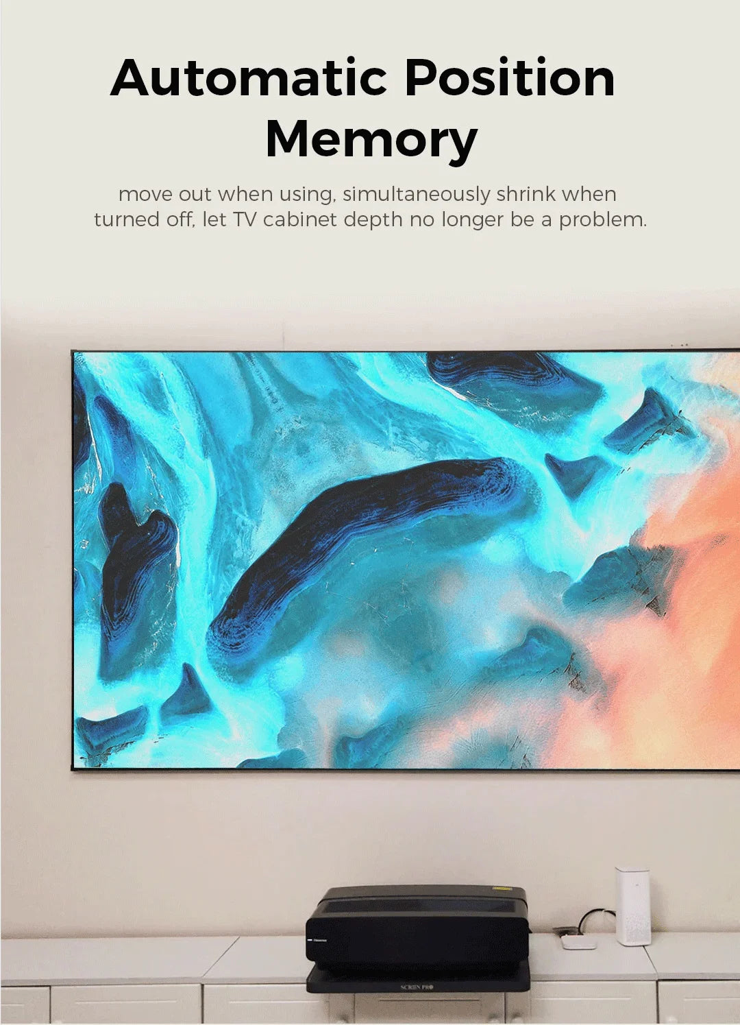 NEW Laser Projector Telescopic Motorized Platform for Ultra Short Throw UST Projector