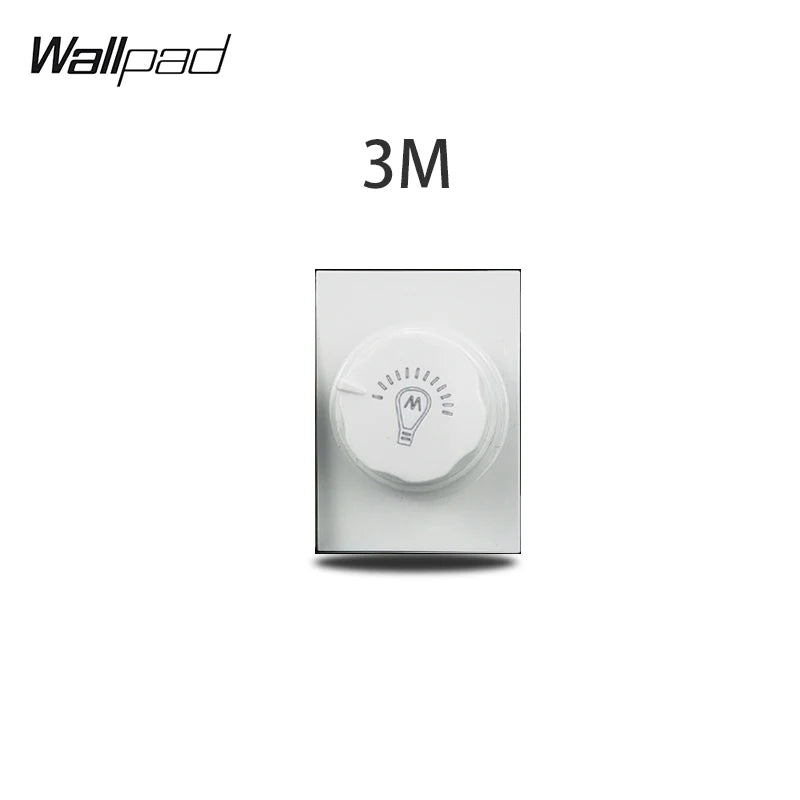 1 2 3 Gang Way Stair Cross Pass White Glass Switch DIY AU US 118*75mm 153*75mm 191*75mm Fan Dimmer Retro Switch with LED Wallpad