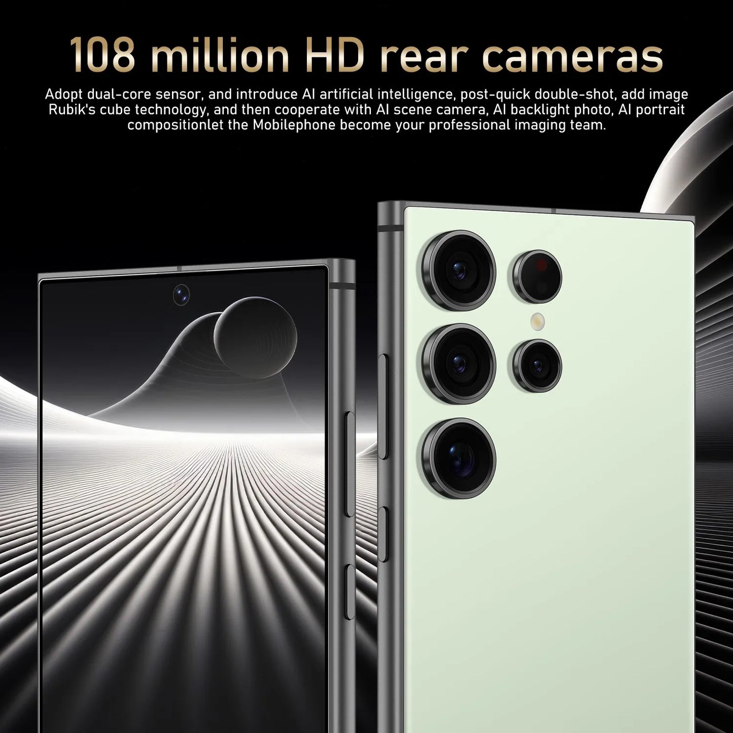 Wholesales S24 Ultra 7.4inch 512GB Telephone Unlock 4G Smartphone Android 14.0 Cell Phone S23 S24 Mobile Phones