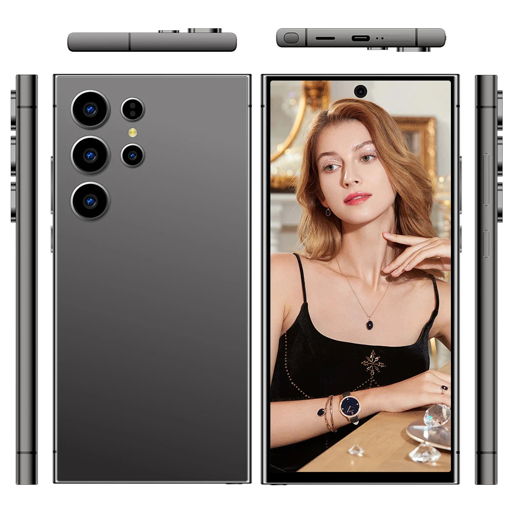 2023 Original Note 20 Ultra Smartphone 16GB+1TB 7.3 Inch AMOLED Screen Android 10.0 Spanish New 2023 Note 20 U1tra Telephone