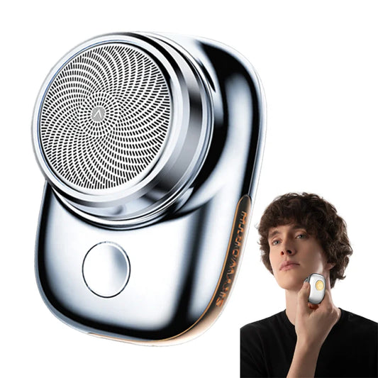 Rasoir électrique rechargeable USB Yuanshi Zao IPX7 pour hommes, mini rasoir de poche, utilisation sur peau sèche ou humide, tondeuse à barbe lavable IPX7
