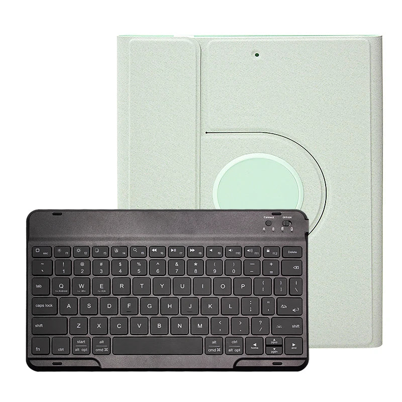 Detachable Magnetic Rotation Tablet Keyboard Case for ipad Pro air 10.5 With Wireless 10inch bluetooth Keyboard With Pencil Slot