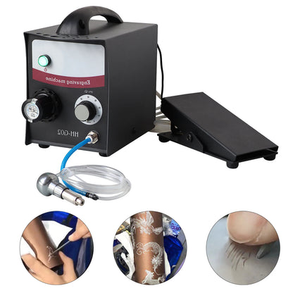 Machine à graver pneumatique Auble 110V/220V pour bijoux, micro-sertissage, gravure de perles, modèle mono-tête 0189, fabriquée en Chine.