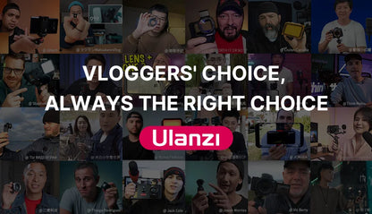 Ulanzi U200 Rechargable Smartphone Video Rig Vertical Shooting LED Ring Light LED Video Light DSLR Smartphone Handle Vlog Grip