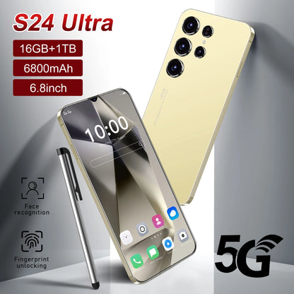 Factory Price Orignal Brand Mobile Phones S24 Ultra 5G Smartphone 1TB Unlocked Android Telephone