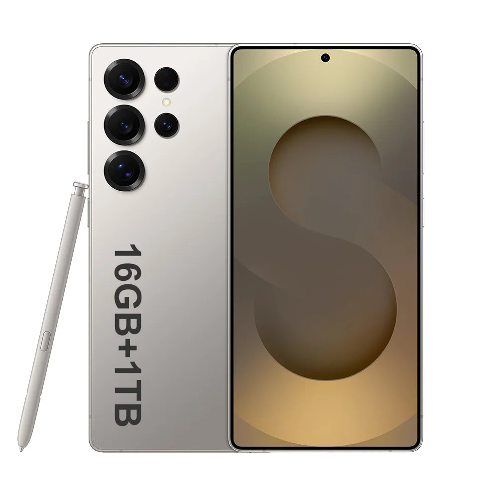 Low Prsce s Brand New Phone 25 Pro Max Mobsle Phone 5G Smartphone Smart Phone S25 13 14 16G 1T Cheap Telephone