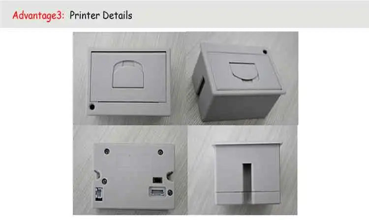 Embedded Thermal Receipt Printer with ESC/POS 2 inch RS233 or TTL Ticket Printer 5-9V or 12V HS-QR24