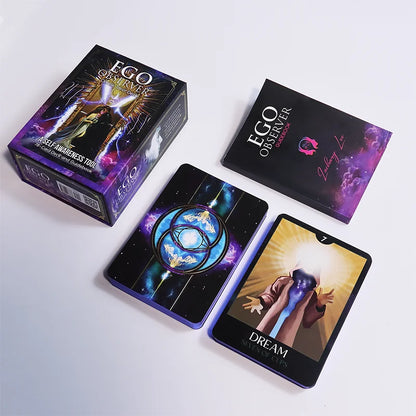 Custom Premium Tarot Deck Printed Eco Friendly 24K Gold Tarot Cards German Wholesale