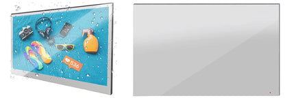 Souria 32inch Smart Mirror Touchscreen FHD LED TV Water Resistant Magic Android Bluetooth DTV Tuner Bathroom SPA Kitchen