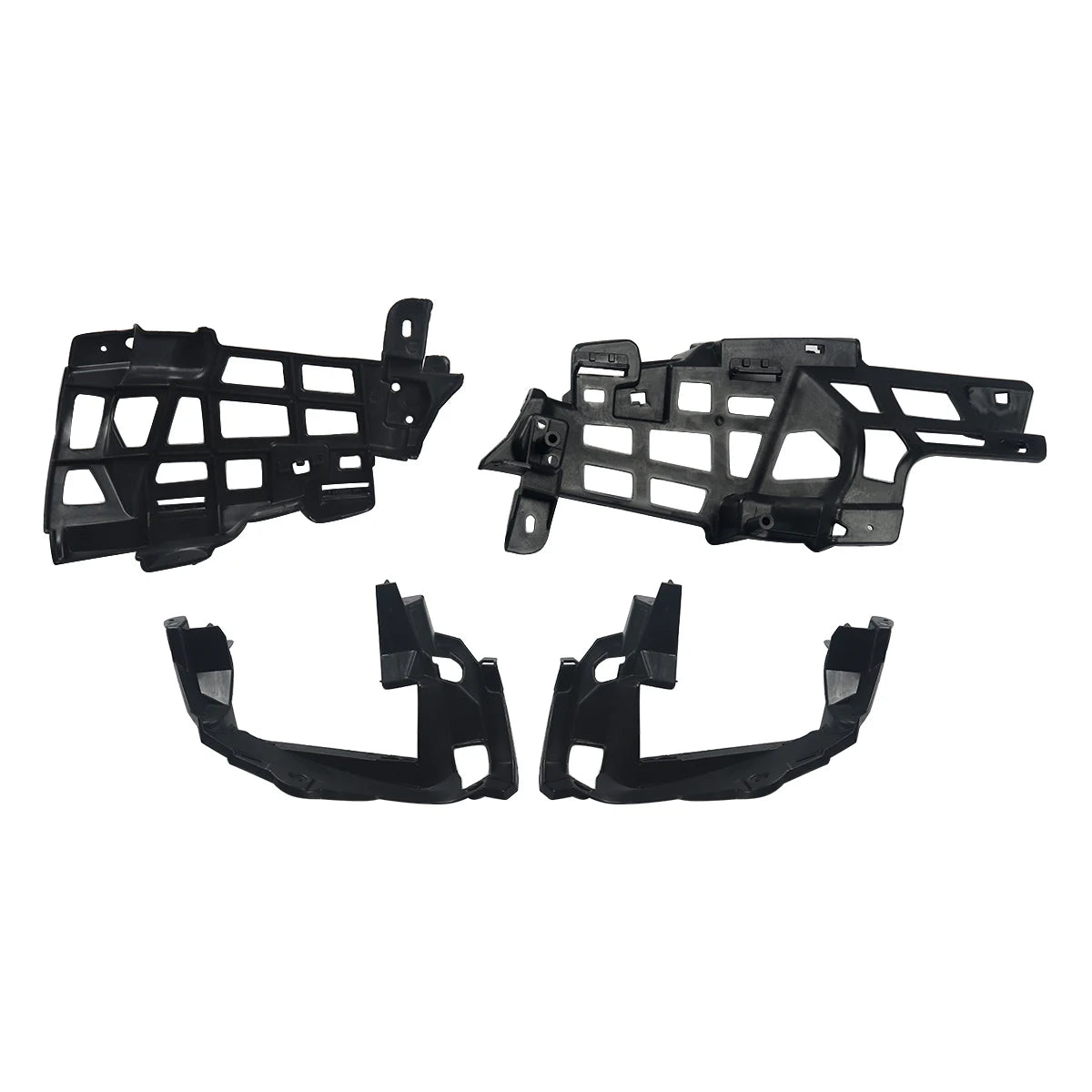 MagicKit For Mercedes Benz  AMG W117 C117 X117 Rear Diffuser With Exhaust Tailpipes CLA260 CLA45 Rear Bumper Lip Gloss Black