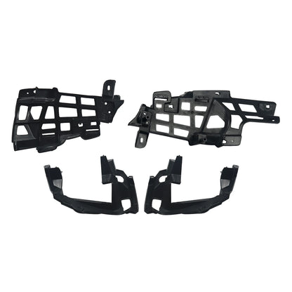 MagicKit For Mercedes Benz  AMG W117 C117 X117 Rear Diffuser With Exhaust Tailpipes CLA260 CLA45 Rear Bumper Lip Gloss Black