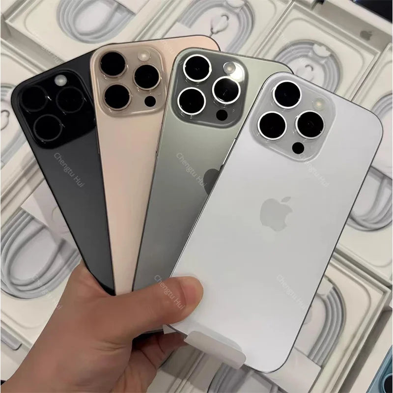 iPhone 17 Pro Max 5G 1 To 6,9 pouces 4G/5G d'origine, neuf et très recherché, vendu en gros. Téléphone d'occasion original débloqué.