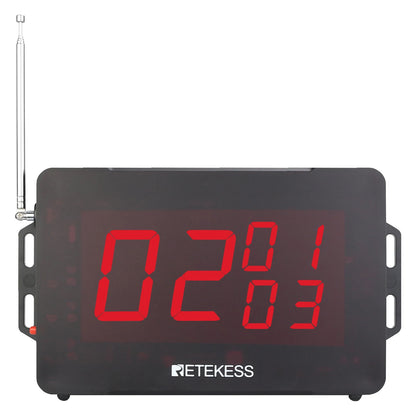 RETEKESS TD163 Restaurant Wireless Calling Pager System Host Voice Reporting Broadcast Display Receiver For Cafe Bar Club Hotel