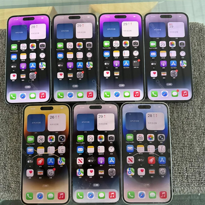 iPhone 17 Pro Max 5G 1 To 6,9 pouces 4G/5G d'origine, neuf et très recherché, vendu en gros. Téléphone d'occasion original débloqué.