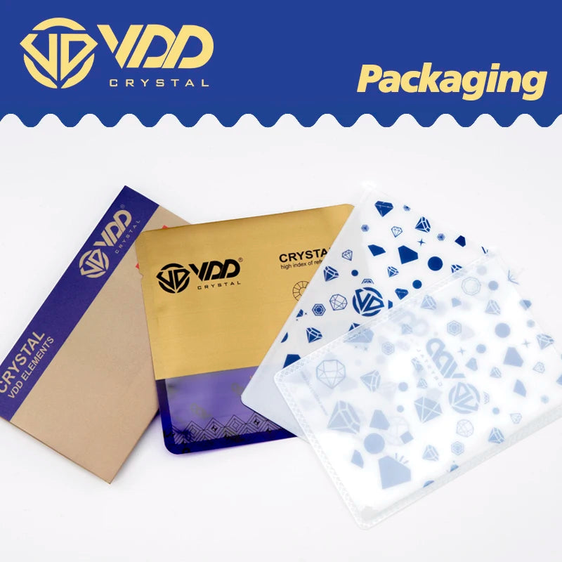 VDD 002 Jet High Quality Glass Rhinestones Crystal Glod Back Flatback Strass Stones Nail Art DIY Crafts Decorations