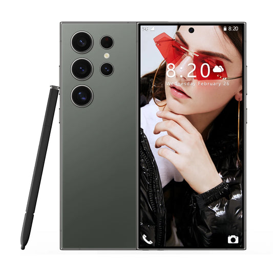 Smartphone S24 Ultra 6,7 ​​pouces + 1 To, charge rapide, déverrouillage, S-Pen, 4G, Wi-Fi, Android.