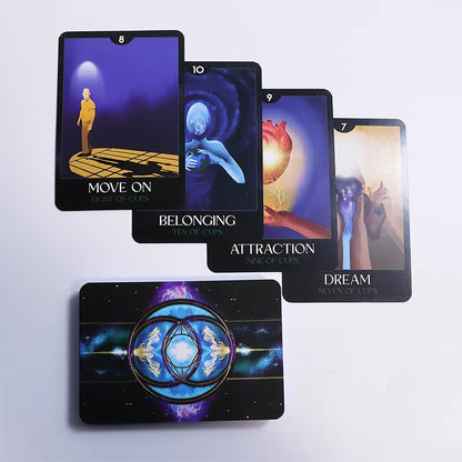 Custom Premium Tarot Deck Printed Eco Friendly 24K Gold Tarot Cards German Wholesale