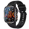 Nouvelle montre connectée de sport outdoor pour homme avec lampe torche, grand écran de 1,96 pouce, étanche IP68, compatible Android et iPhone.