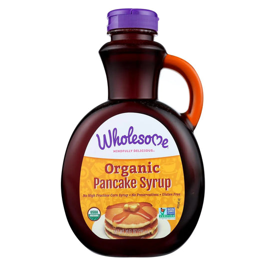 Sirop à crêpes bio UD2 Wholesome Sweeteners, boîte de 6, 567 ml (20 oz), pour céréales du petit-déjeuner